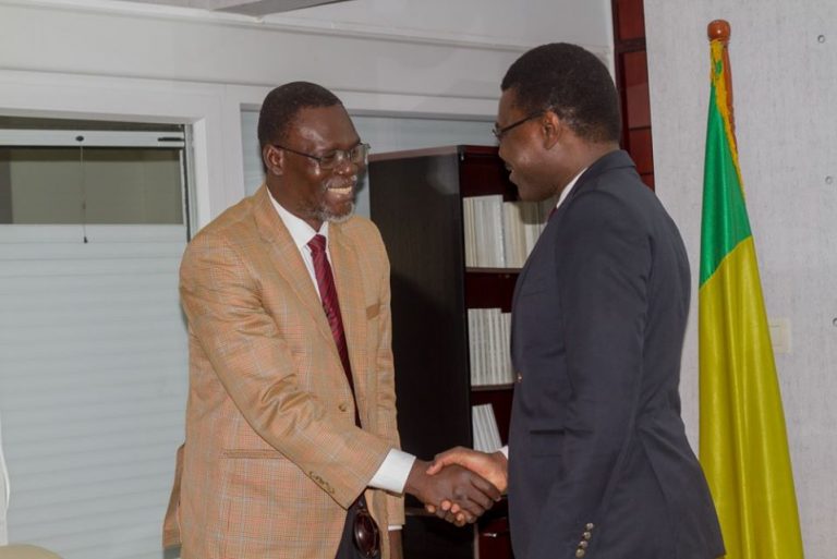 Bénin – Cour constitutionnelle: Me Luc Martin Hounkanrin reçu par le président Djogbénou