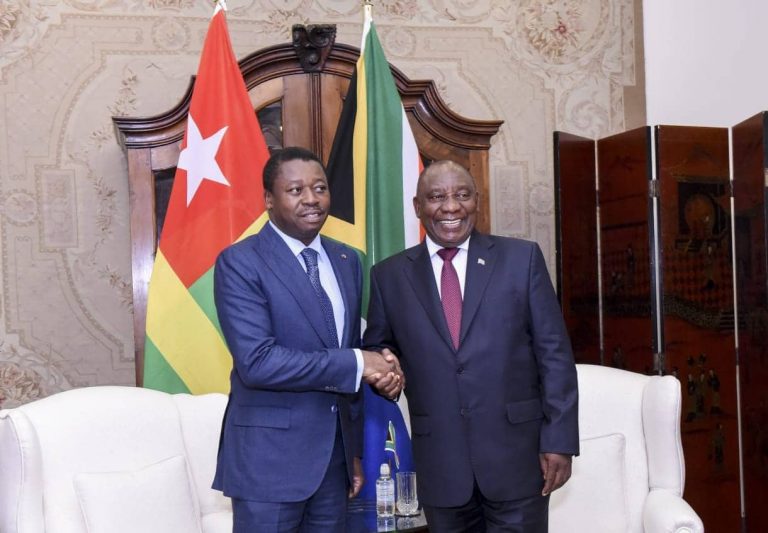 Coopération: Cyril Ramaphosa attendu chez Faure Gnassingbé ce jeudi