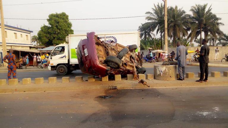 Bénin: deuxième accident sur l&rsquo;axe Uac-carrefour IITA en quelques heures