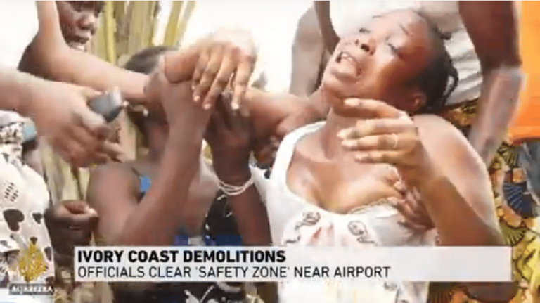 Côte d&rsquo;Ivoire – Proximité de l&rsquo;aéroport: le gouvernement « fabrique » des milliers de sans abris