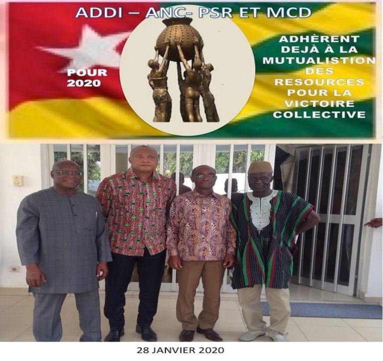 Togo – présidentielle 2020 : quatre candidats s’unissent
