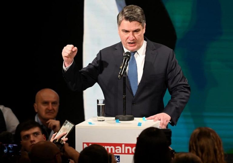 Élection en Croatie: l&rsquo;ancien premier ministre Zoran Milanovic élu président
