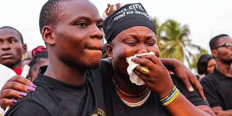 Togo: en images, la triste inhumation de Miss Darina Wilson froidement assassinée à Baguida