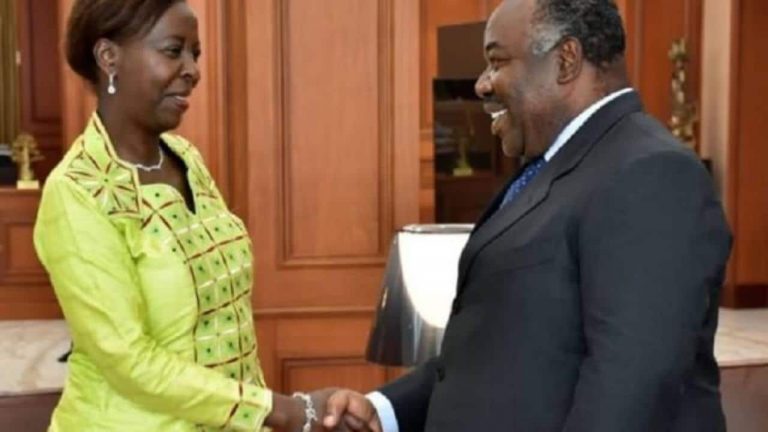 Gabon: Louise Mushikiwabo et João Lourenço reçus en audience par Ali Bongo