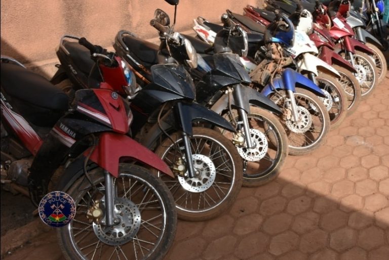 Burkina Faso: liste des motos saisies lors du démantèlement de trois réseaux de délinquants