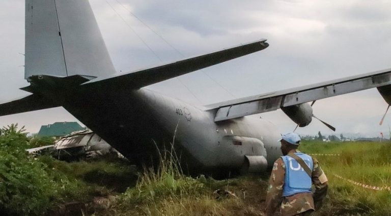 Un avion militaire Sud-africain s&rsquo;écrase en RD Congo