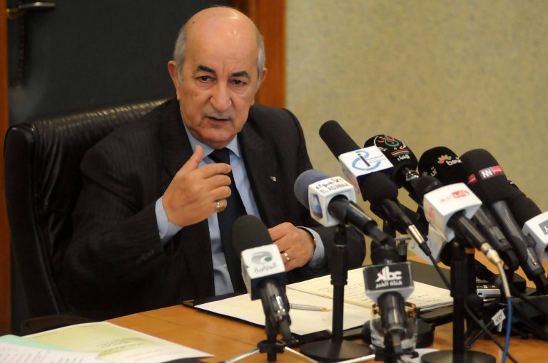 Le président algérien Abdelmadjid Tebboune a exclu de briguer un second mandat