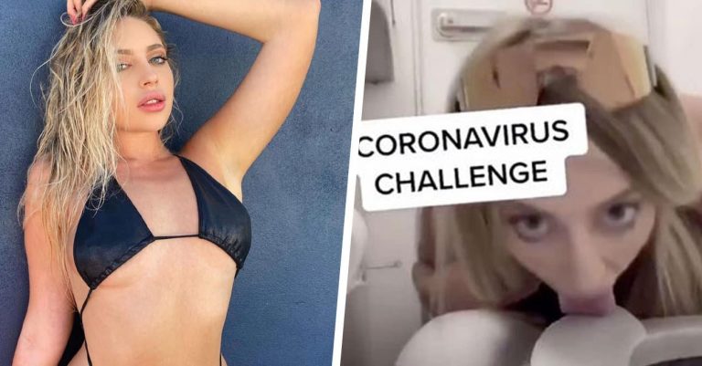 Coronavirus: Une Américaine lèche les WC d&rsquo;un avion pour « troller les médias » (Vidéo)