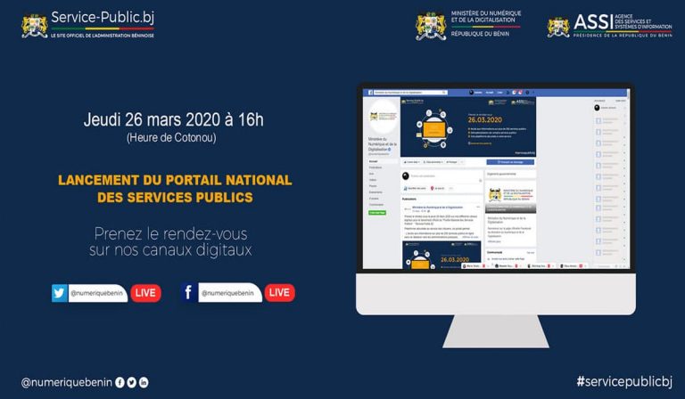 Bénin: lancement officiel du portail national des services publics