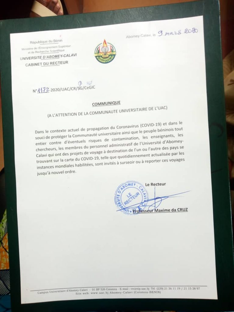 Bénin – conseil des ministres: le nouveau directeur général de l&rsquo;insae nommé