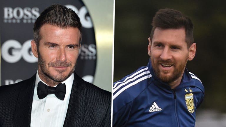 Beckham : «J’ai pris ma retraite à cause de Lionel Messi»