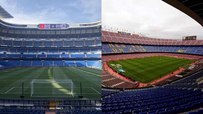 Revue de presse : Le Bernabeu et le Camp Nou fermés jusqu’en 2021 ? (vidéo)