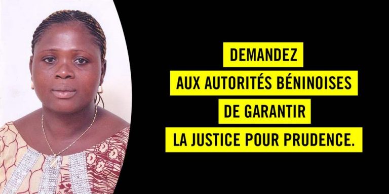 Bénin: les parents de Prudence Amoussou décidés pour une enquête indépendante