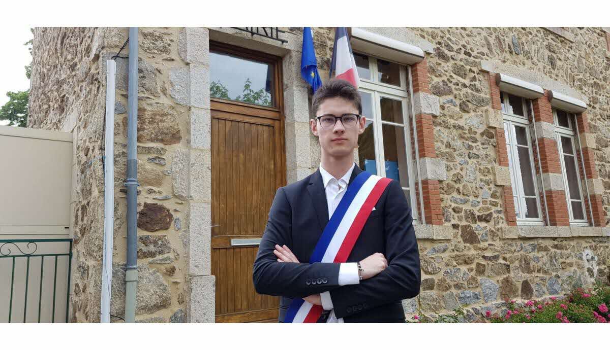 Hugo Biolley, nouveau maire de Vinzieux
