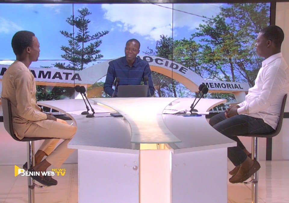 Des journalistes de Bénin Web TV sur l'émission Point de vue@BWTV
