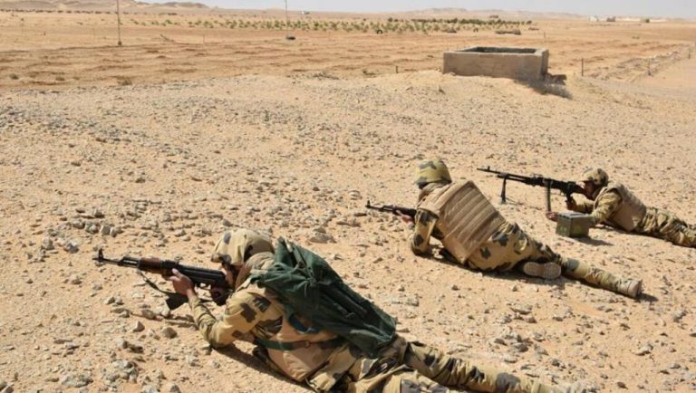 Egypte: l’armée neutralise une quarantaine de terroristes dans le Sinaï