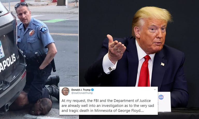 Etats-Unis – décès de George Floyd : la réaction de Donald Trump