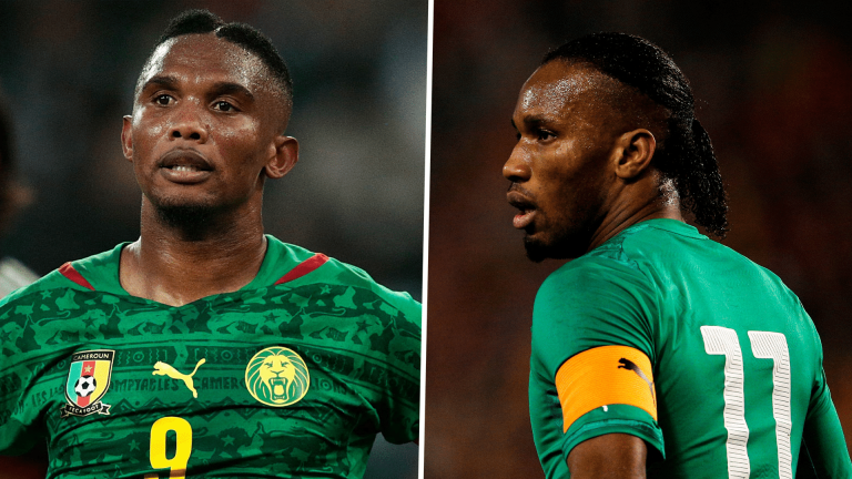 Eto’o 5e, Drogba 4e : le classement des meilleurs butteurs africains en équipe nationale