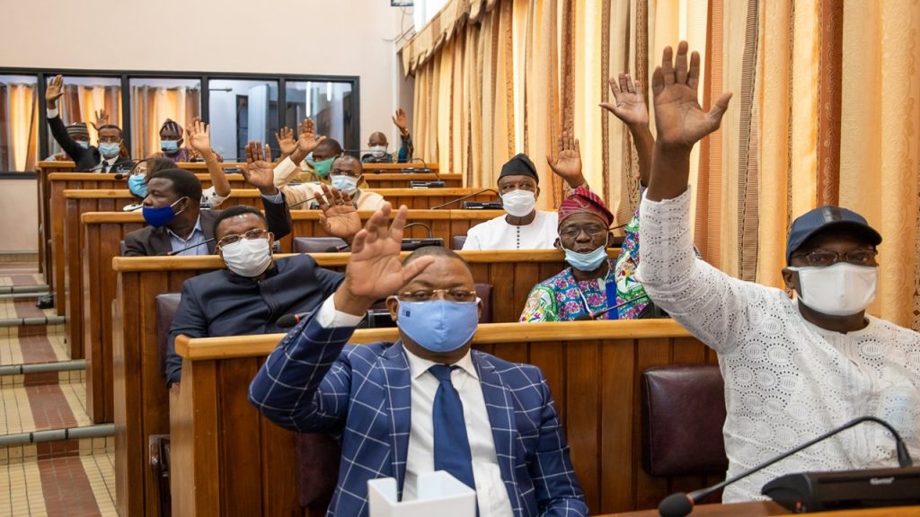 Des députées à l'Assemblée nationale du Bénin