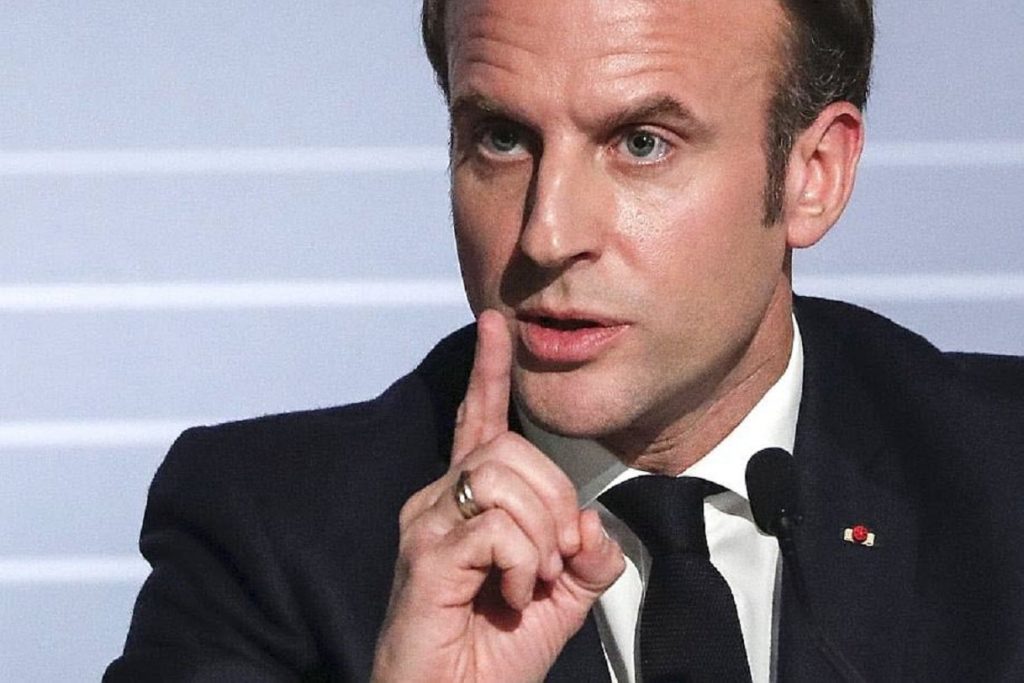 Emmanuel Macron, président français @Le Dauphiné Libéré