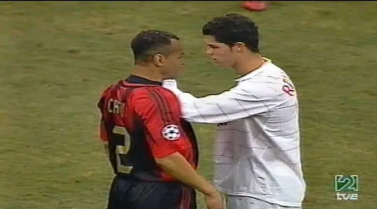 Vidéo : le jour où Cristiano Ronaldo a failli casser la gueule à Cafu (Vidéo)