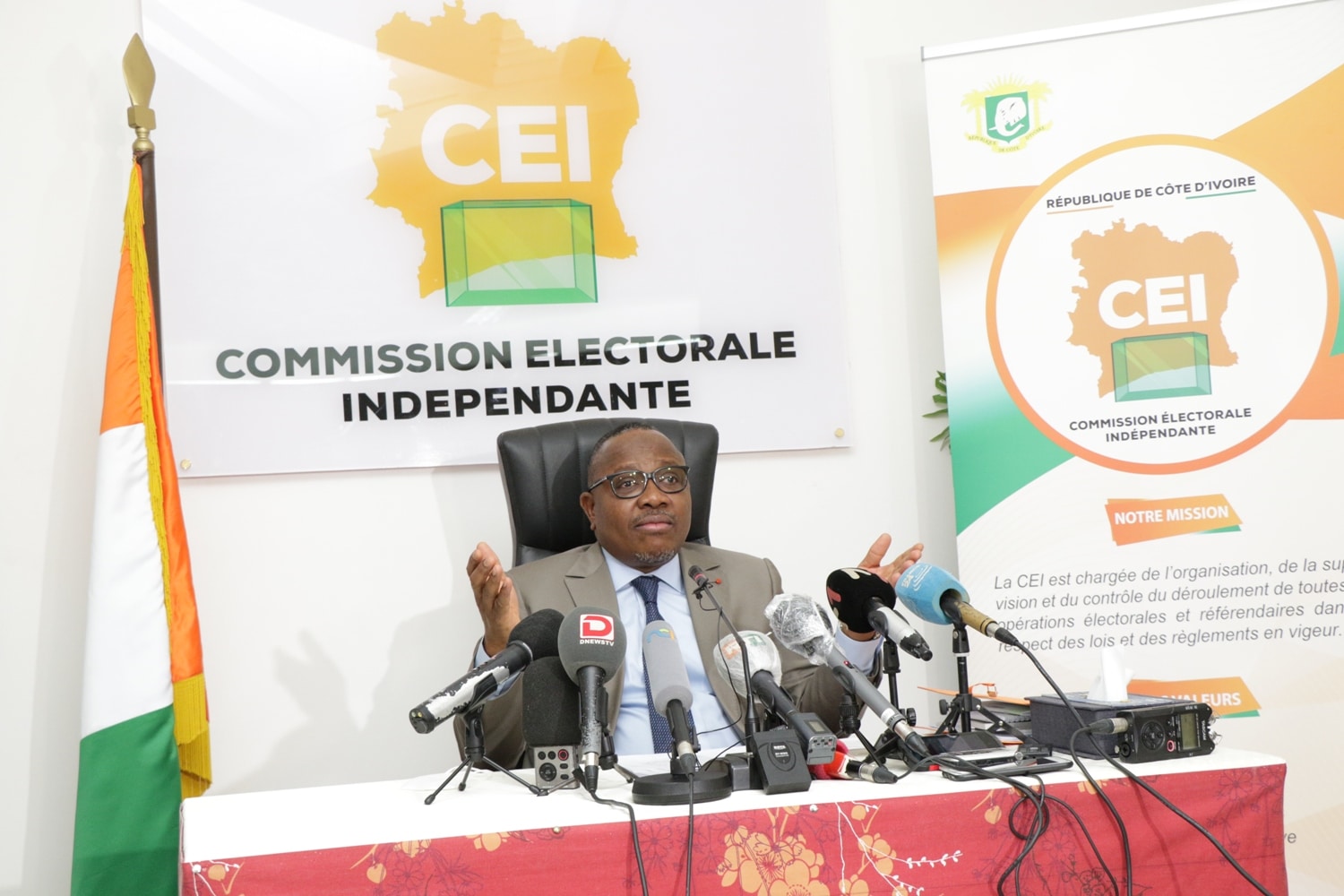 Kuibiert Coulibaly, président de la CEI
