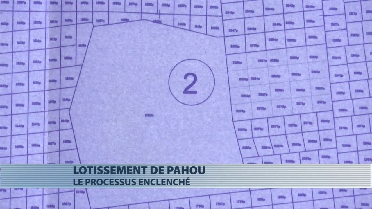 Plan de lotissement à Pahou