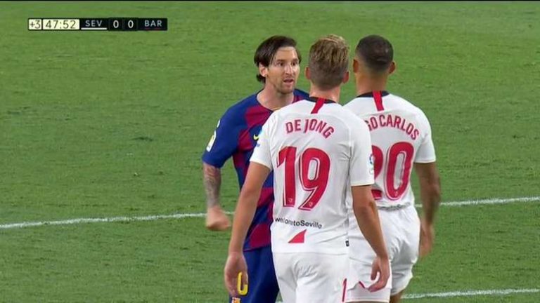 Séville-Barça : Messi brutalise un joueur en plein match (vidéo)