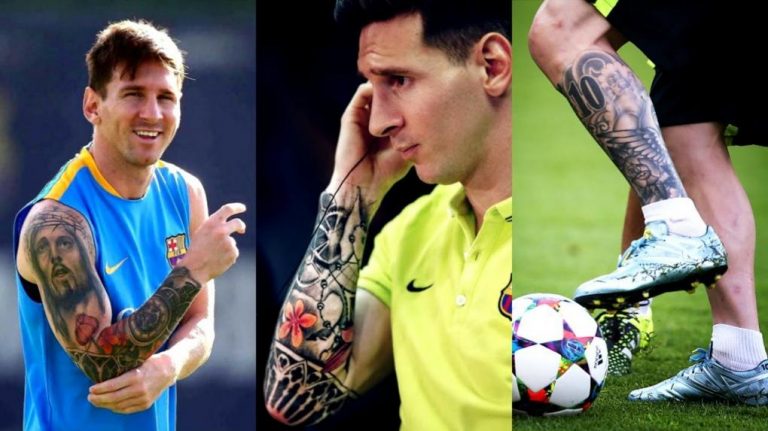 Barça : que signifie les 10 tatouages de Lionel Messi?