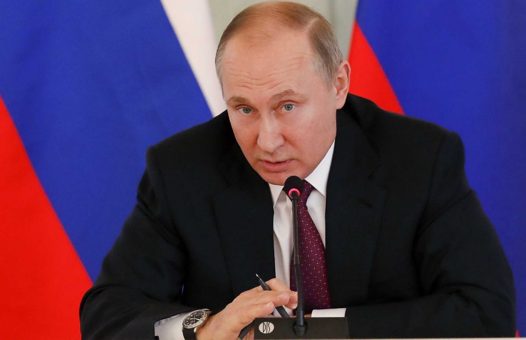 Le le président russe Vladimir Poutine