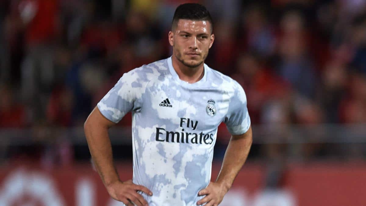 Luka Jovic sous le maillot du Real Madrid