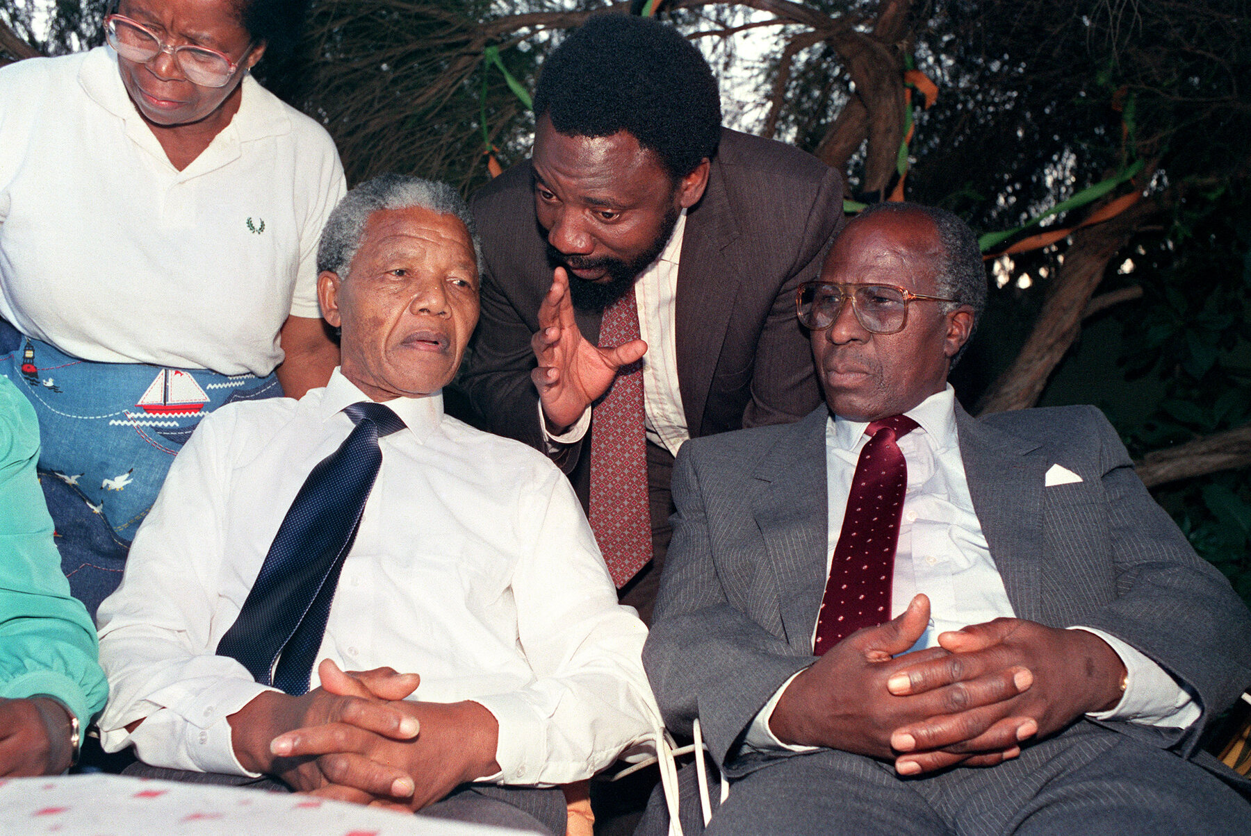 Andrew Mlangeni et Nelson Mandela