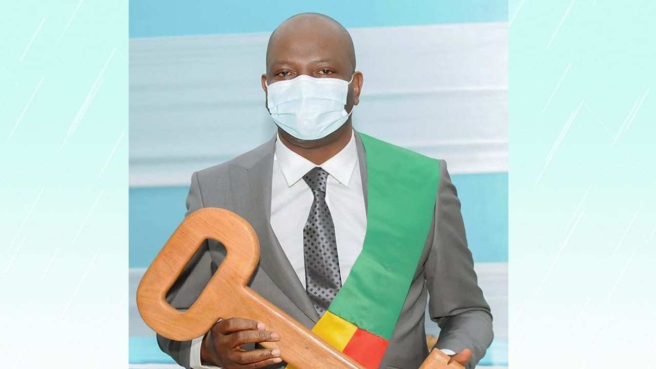 Luc Atrokpo @ Maire de Cotonou @ FB