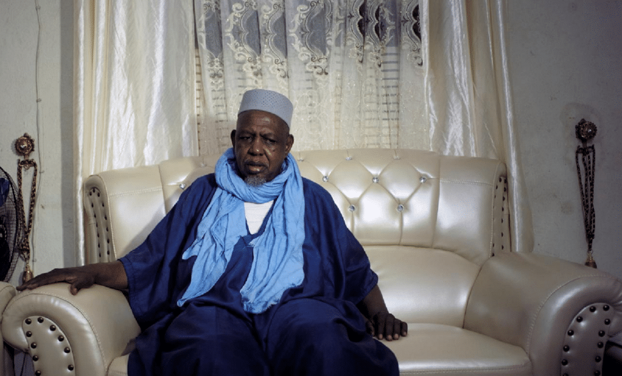 Mahmoud Dicko, le religieux musulman considéré comme le moteur des manifestations de masse est photographié lors de l'entretien avec Reuters chez lui, à Bamako, Mali, le 29 juillet 2020