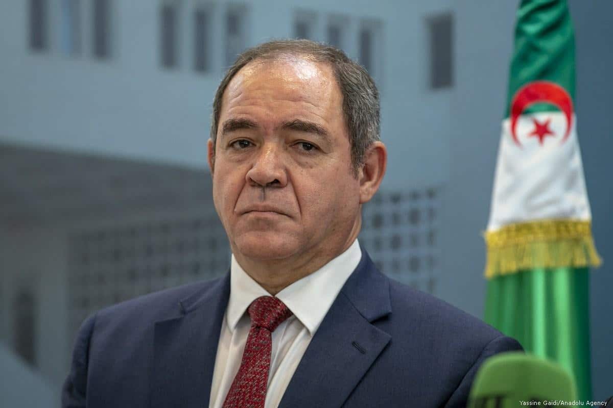 Le chef de la diplomatie algérienne Sabri Boukadoum