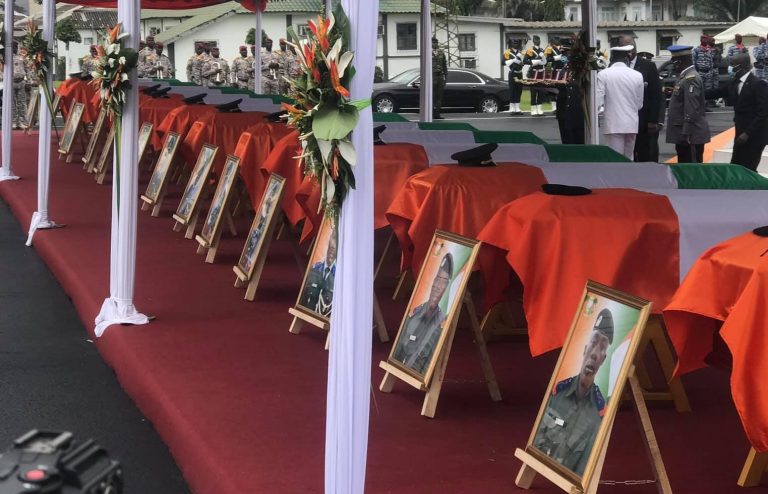 Attaque de Kafolo: la Côte d’Ivoire rend hommage aux soldats tués (vidéo)