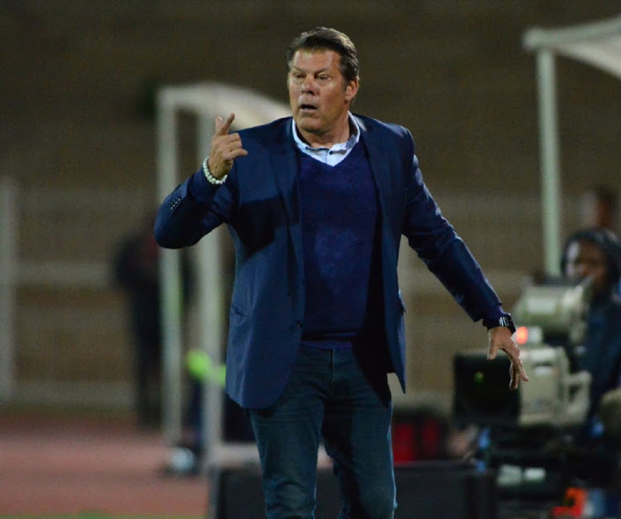 Luc Eymael le 15 septembre 2018 à Polokwane, Afrique du Sud