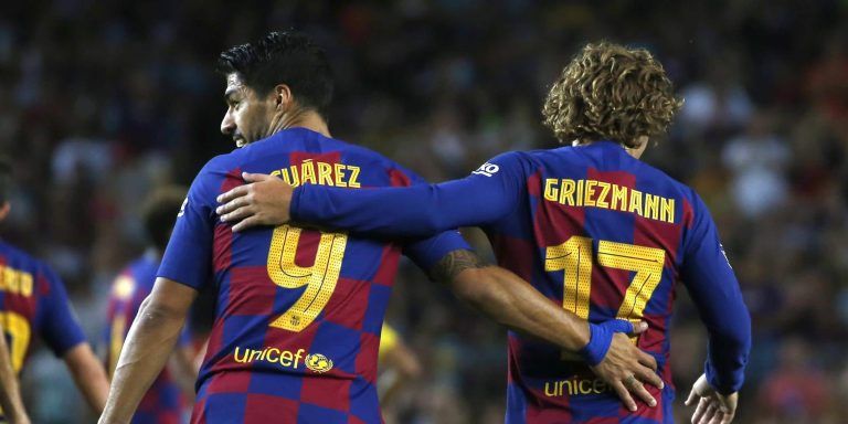Barça : Luis Suarez au secours d&rsquo;Antoine Griezmann
