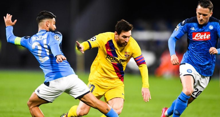 Barça-Naples : les onze entrants des deux équipes