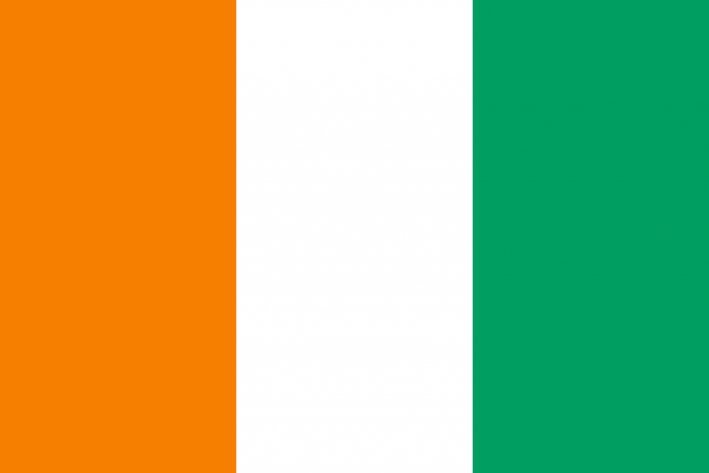 Drapeau de la Côte d'Ivoire @ Wikipédia
