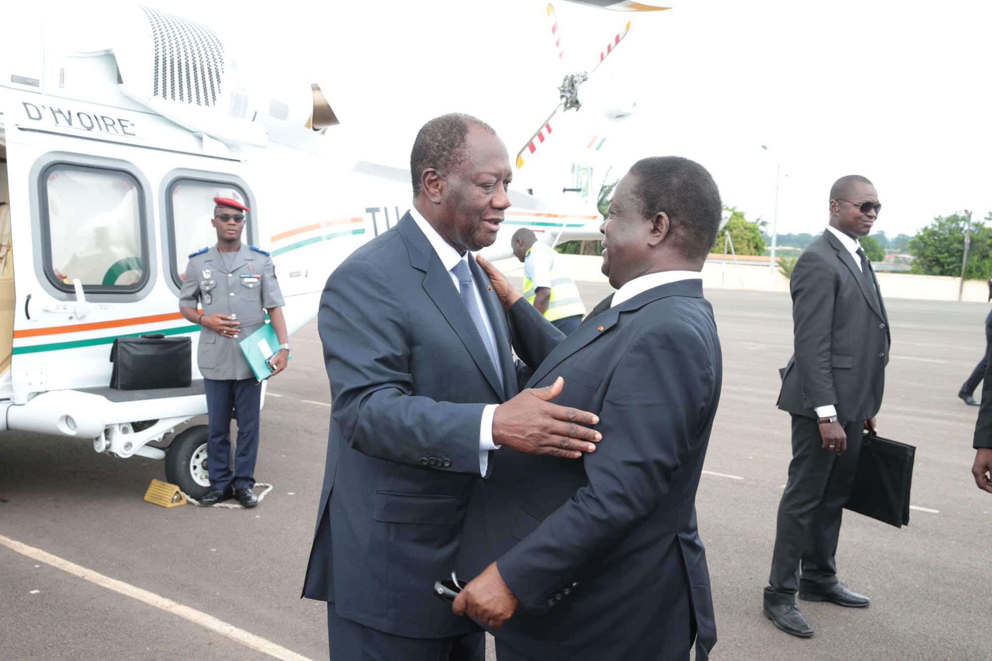Alassane Ouattara et Henri Konan Bédié