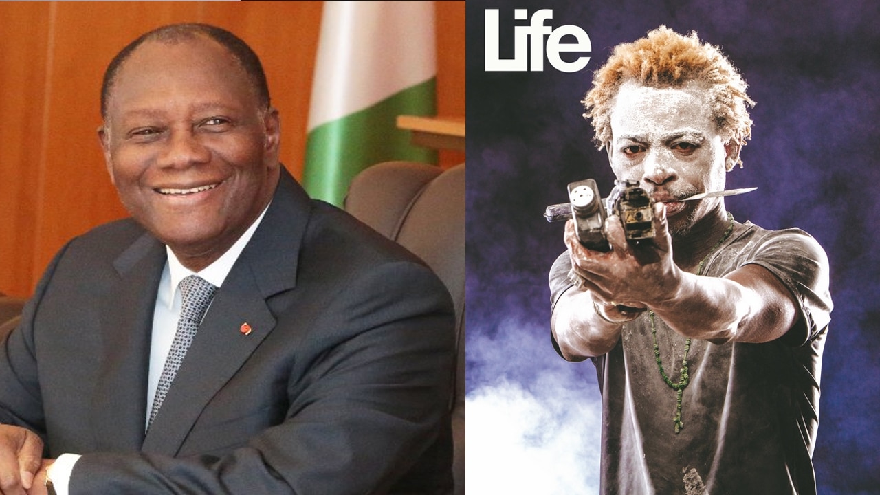 Alassane Ouattara et SKelly @ Montage