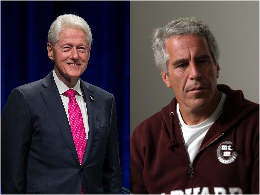 Bill Clinton et Jeffrey Epstein @ Business Insider