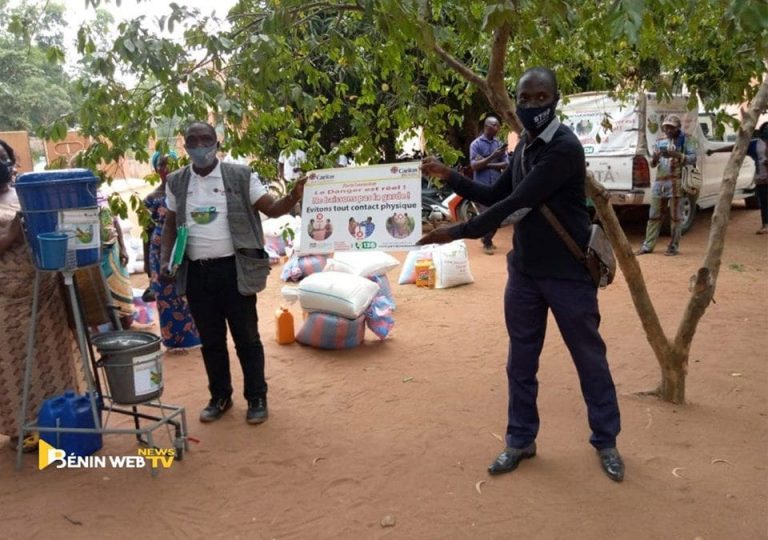 Bénin: Caritas et le Comité de gestion du marché de Zè en ordre de bataille contre la Covid-19