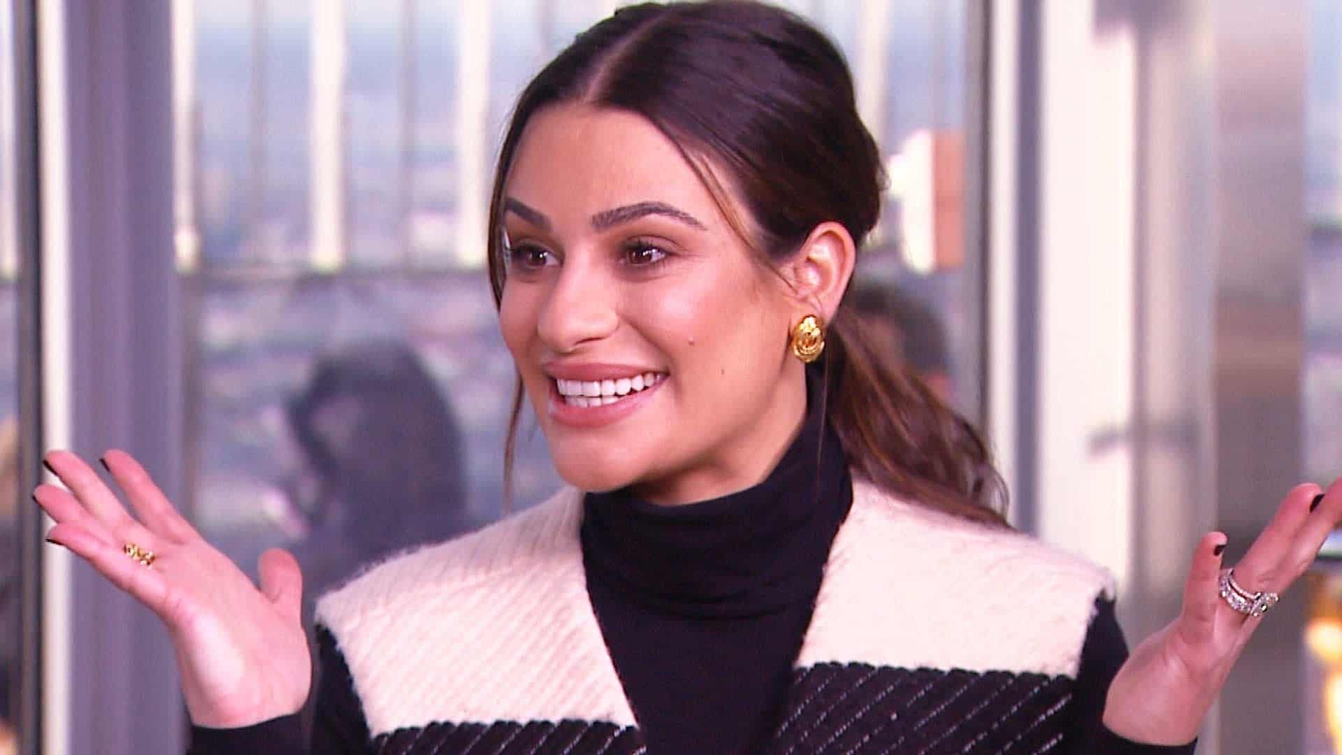 Lea Michele @ Entertainment Tonight