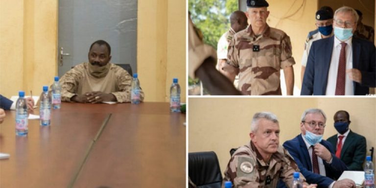 Mali: la junte reçoit l’ambassadeur de France et le chef de la force militaire Barkhane