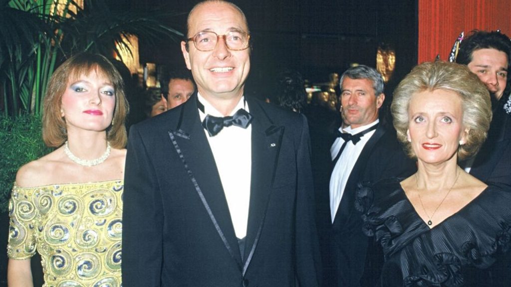 Terrafemina Jacques Chirac entouré de sa femme Bernadette et de sa fille Claude @ Bestimages