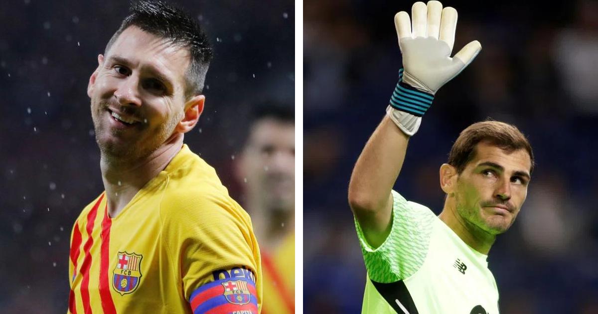 Lionel Messi rend hommage à Iker Casillas