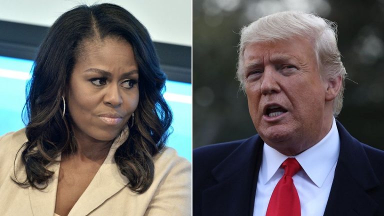 «Il n’est pas le bon président pour notre pays», Michelle Obama s&rsquo;en prend à Donald Trump