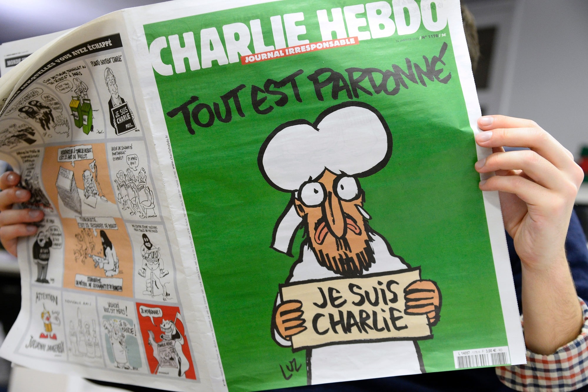 les caricatures de Mahomet republiées dans Charlie Hebdo